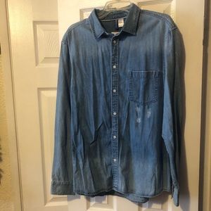 Men’s H&M button down denim jacket
